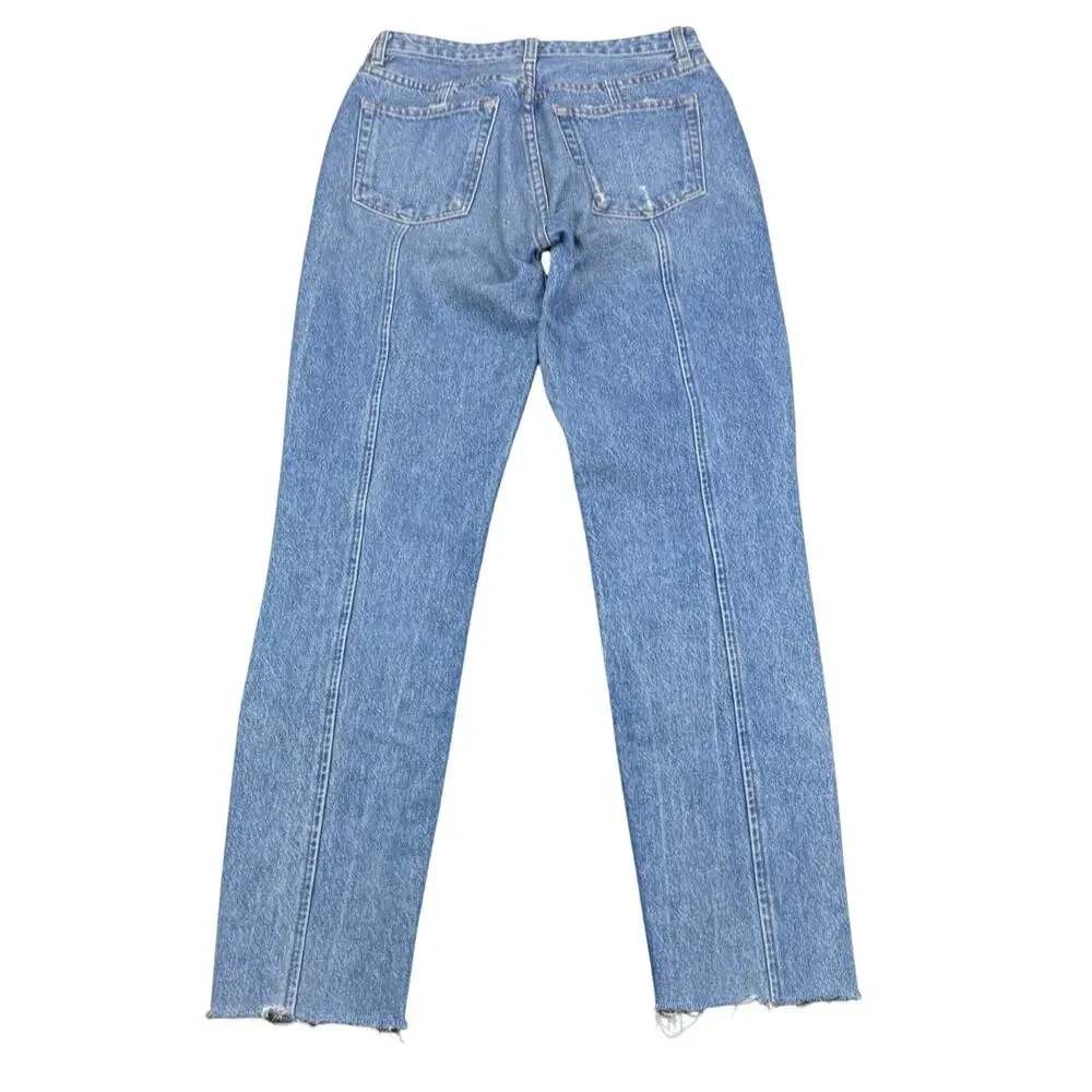 REFORMATION Seamed Jean Size 24 Celtic Wash - Picture 4 of 7